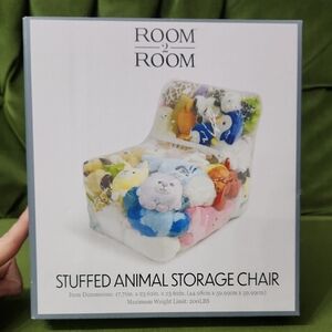 ROOM to ROOM Stuffed Animal Storage Chair - Multicolor Plush Display